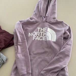 Light Purple North Face Hoodie